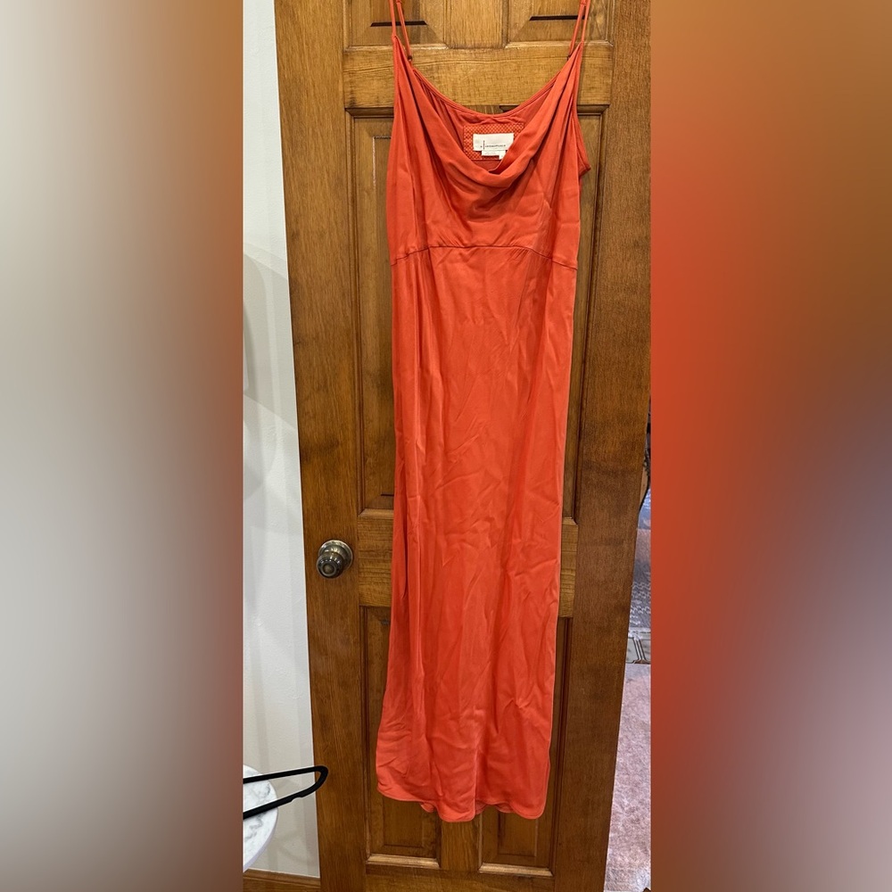 Anthropologie Red Maxi Dress